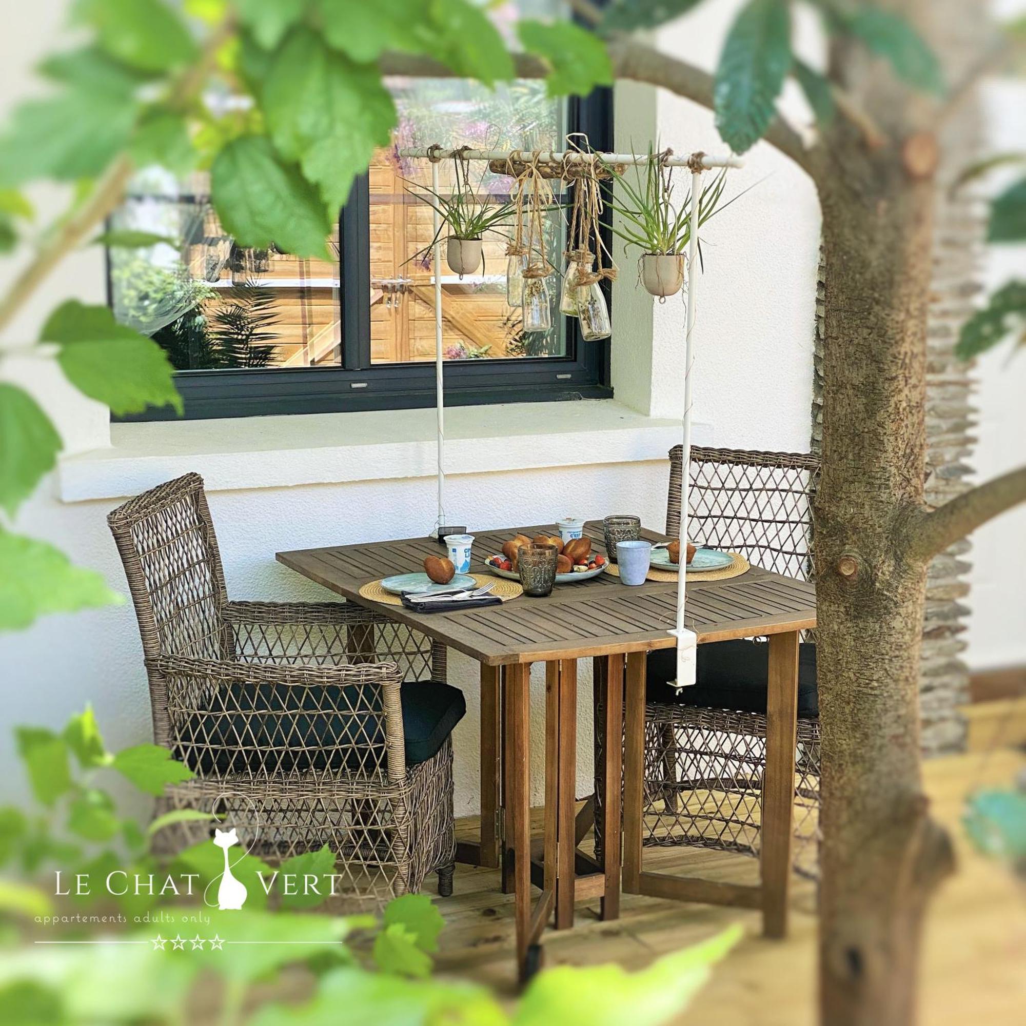Le Chat Vert - Appartements Adults Only Saint-André Екстериор снимка